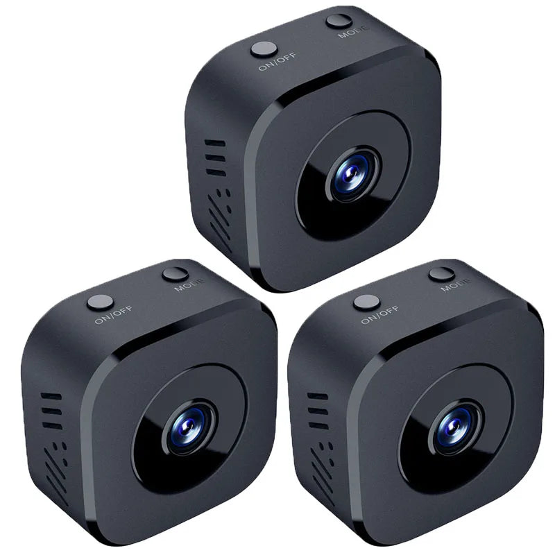 Mini 4K Smart Security Camera - Night Vision + Motion Detection