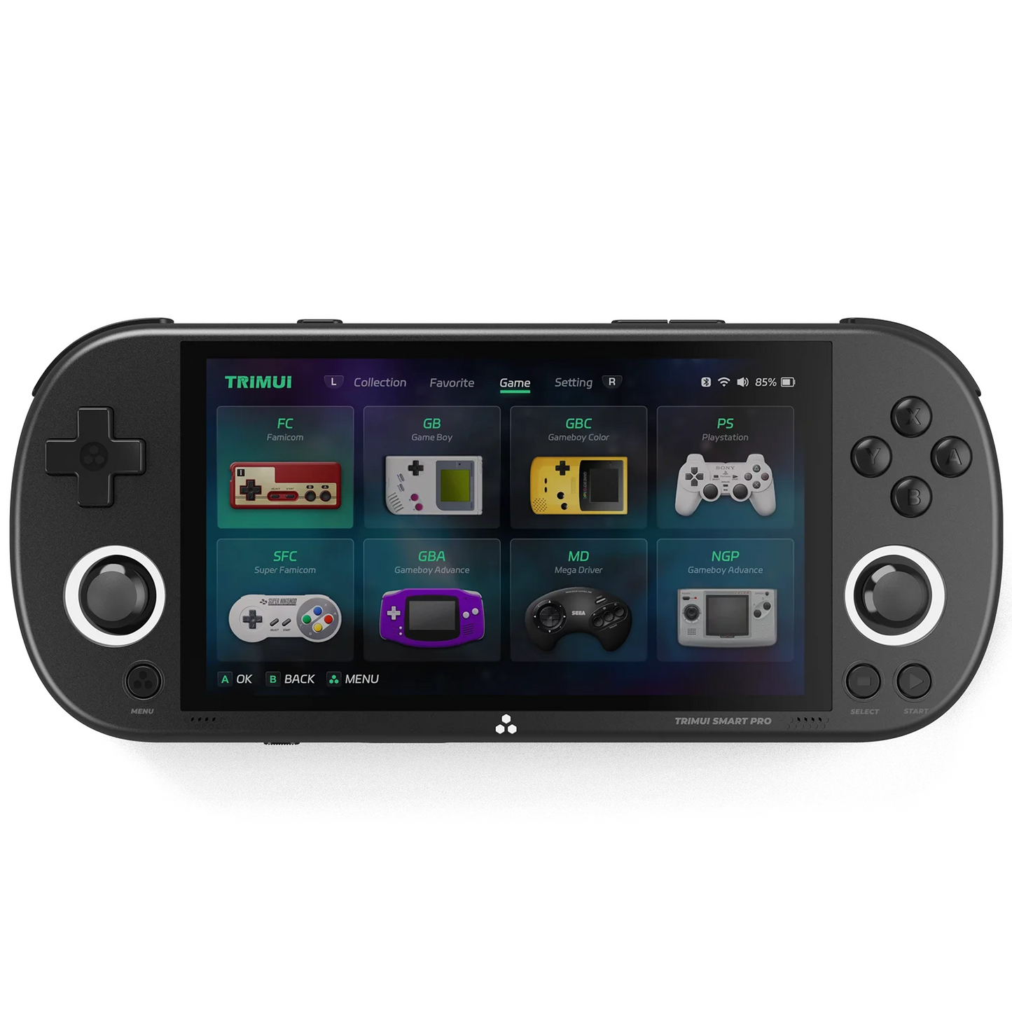 TRIMUI Smart Pro Retro Handheld Game Console – 4.96” IPS Display, Linux System