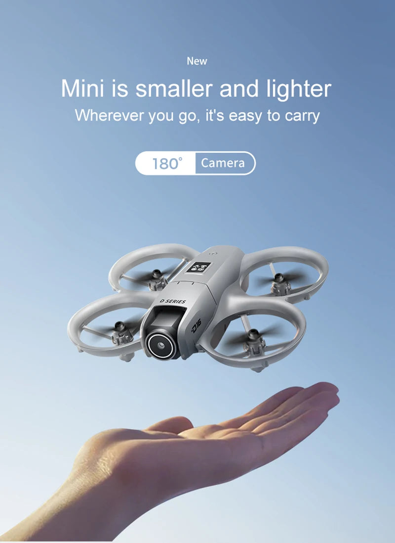 D16 Mini 8K HD Drone - Dual Camera Optical Flow Quadcopter