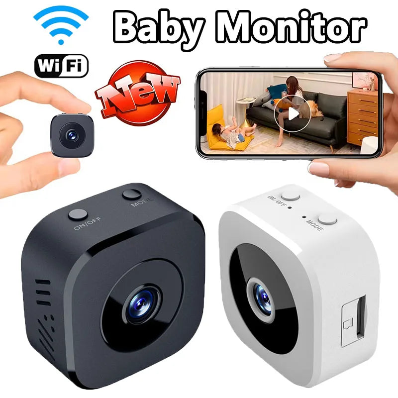 Mini 4K Smart Security Camera - Night Vision + Motion Detection