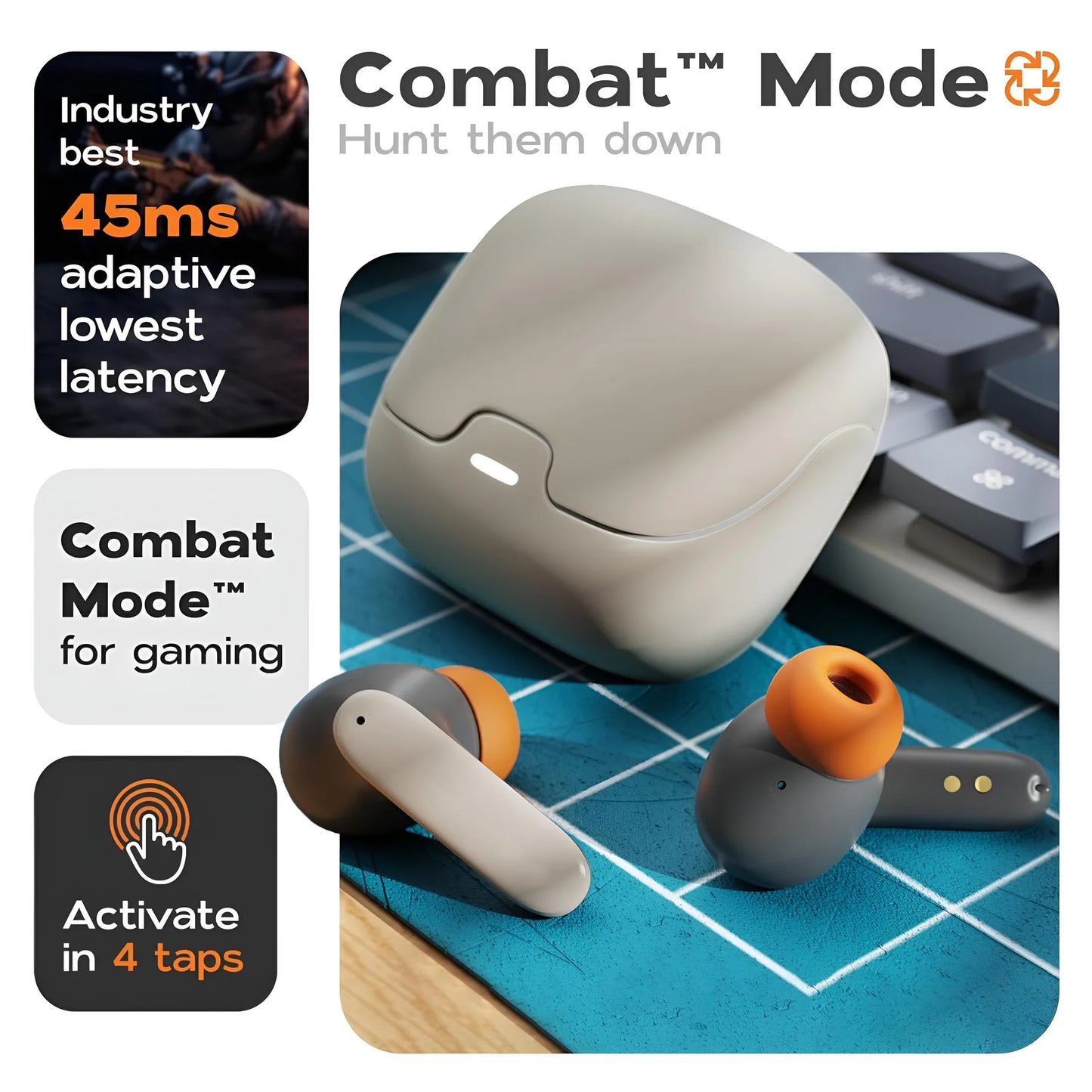 TWS Wireless Earbuds — BT 5.4, Noise Reduction, 100-Hr Battery