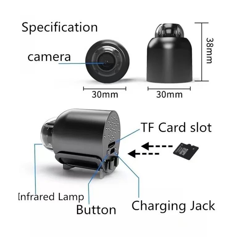 Mini 1080P HD Smart Home Security Camera