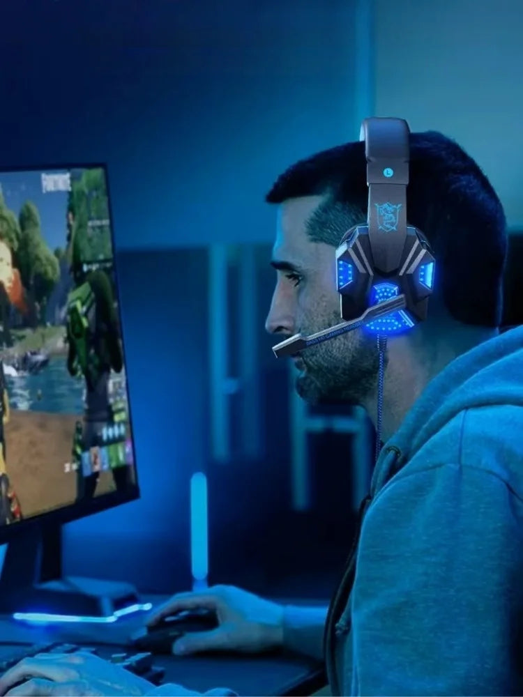 RGB Gaming Headset - Immersive sound + LED Lighting
