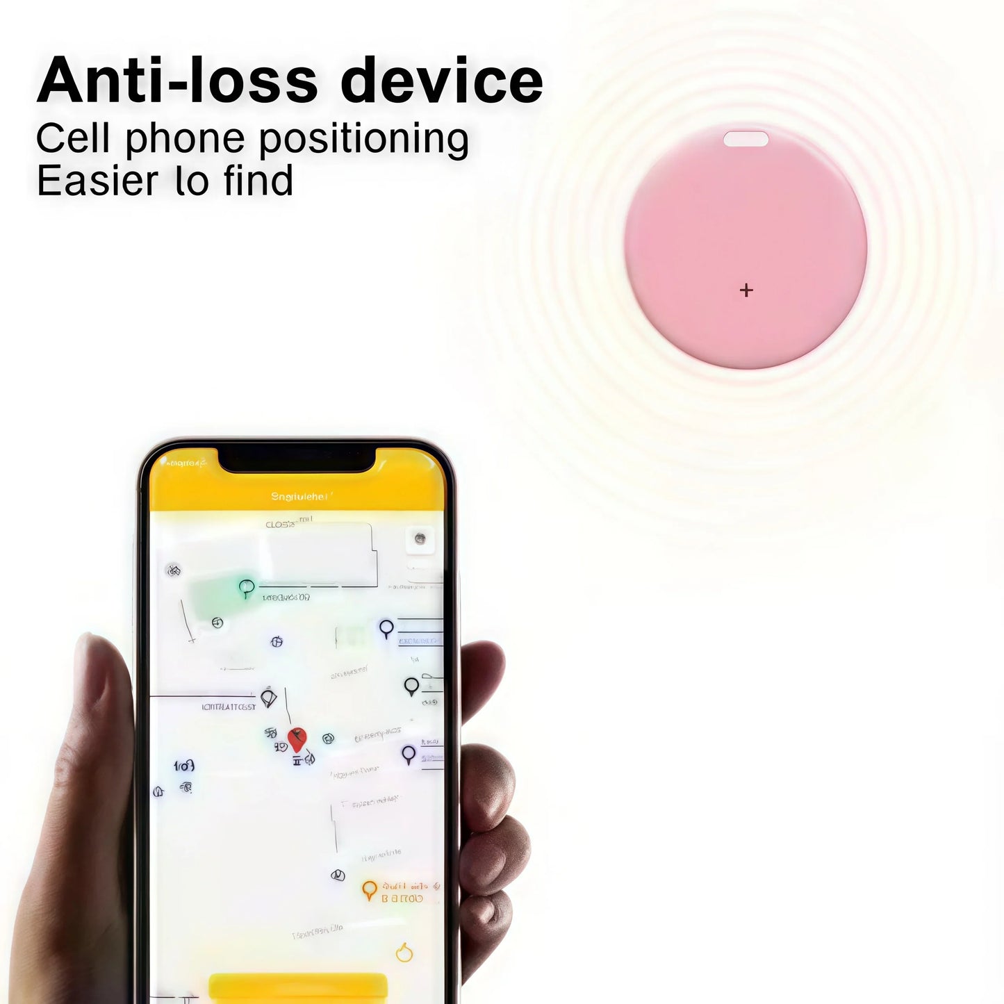Mini Smart GPS Tracker - Bluetooth Anti-Lost Finder
