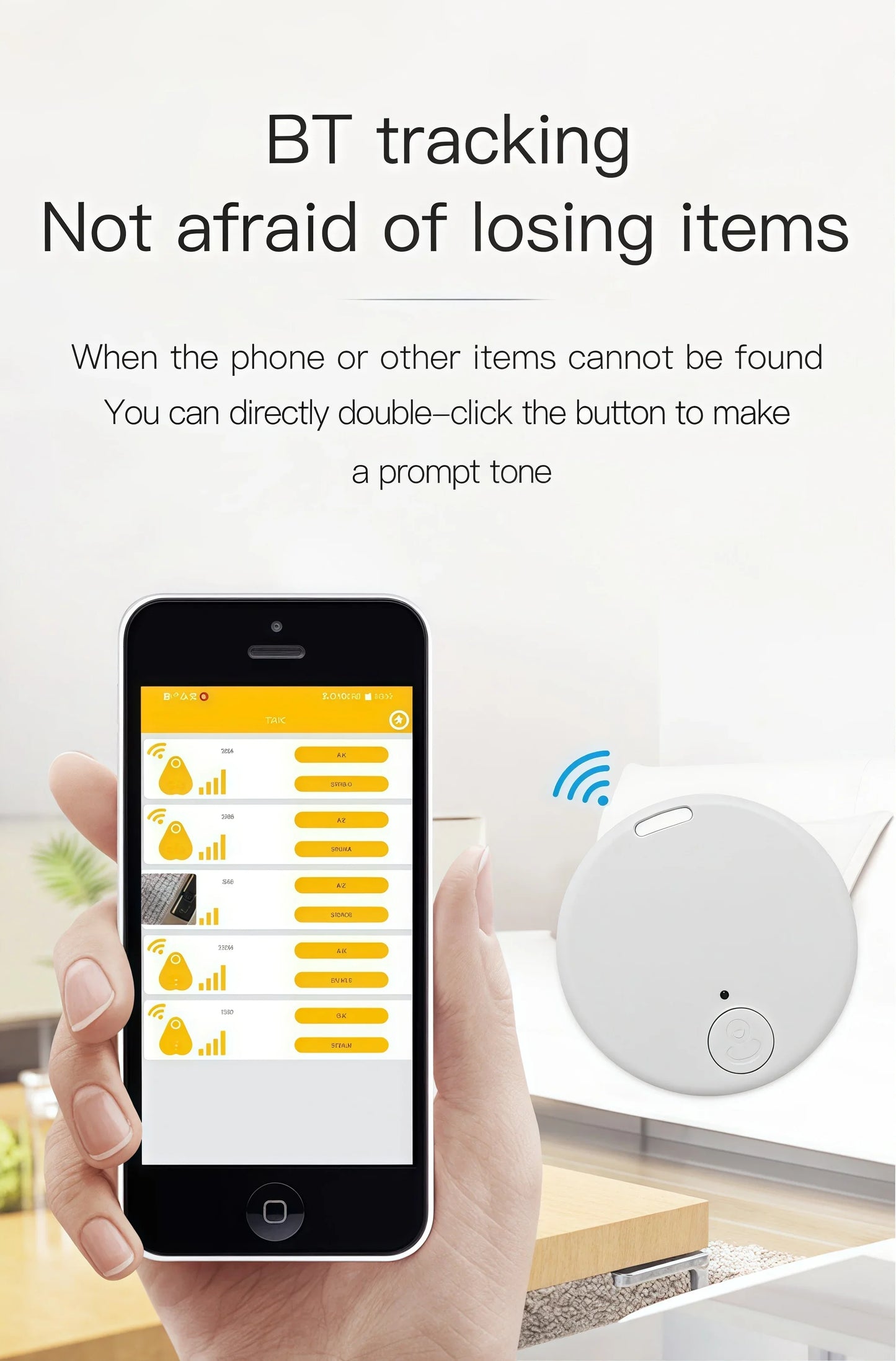 Mini Smart GPS Tracker - Bluetooth Anti-Lost Finder