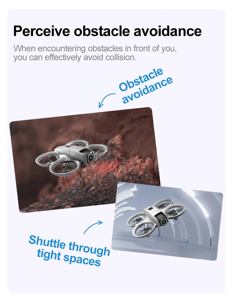 2026 Mini 8K GPS Smart Drone - Dual Camera + Optical Flow Stabilization