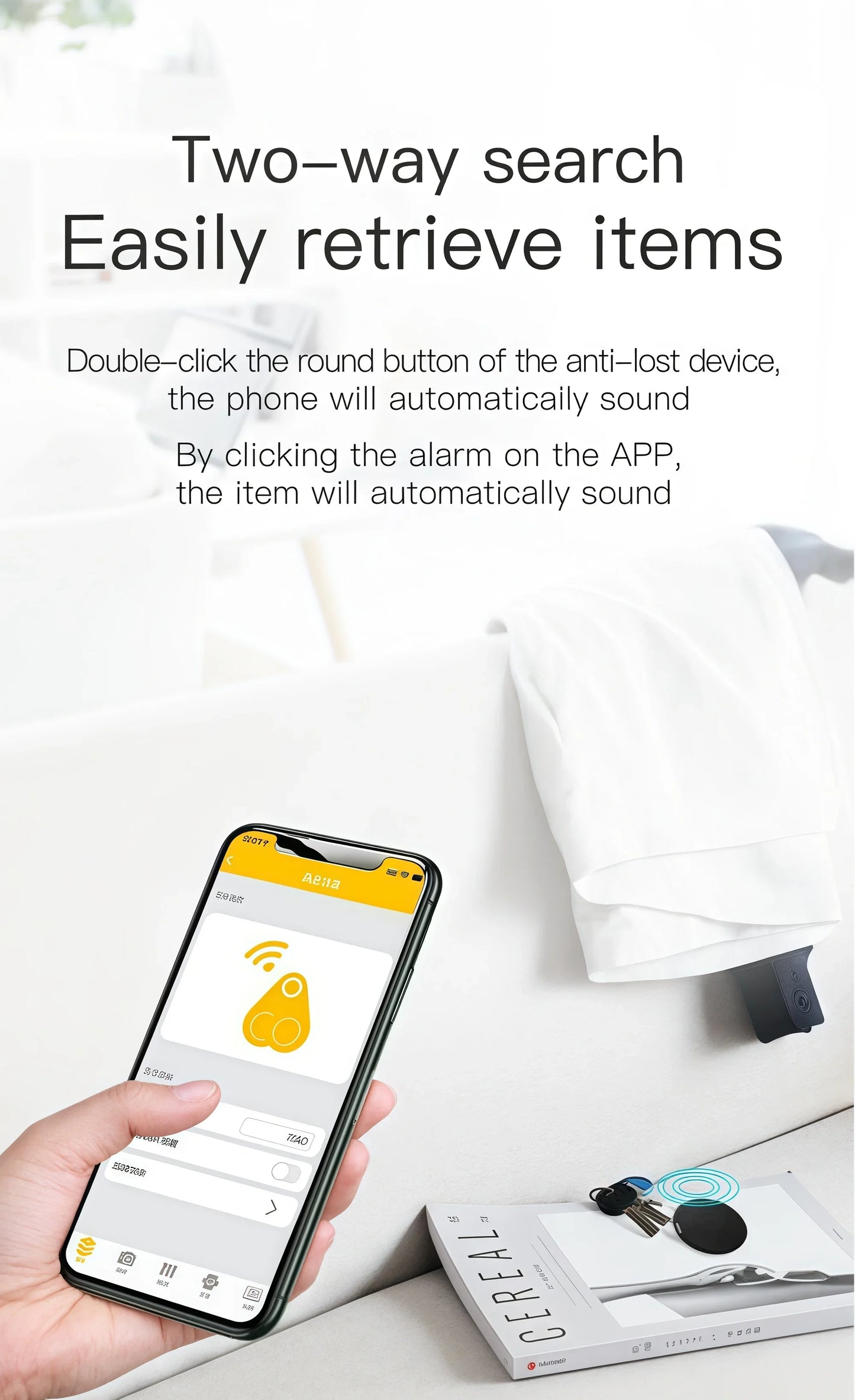 Mini Smart GPS Tracker - Bluetooth Anti-Lost Finder