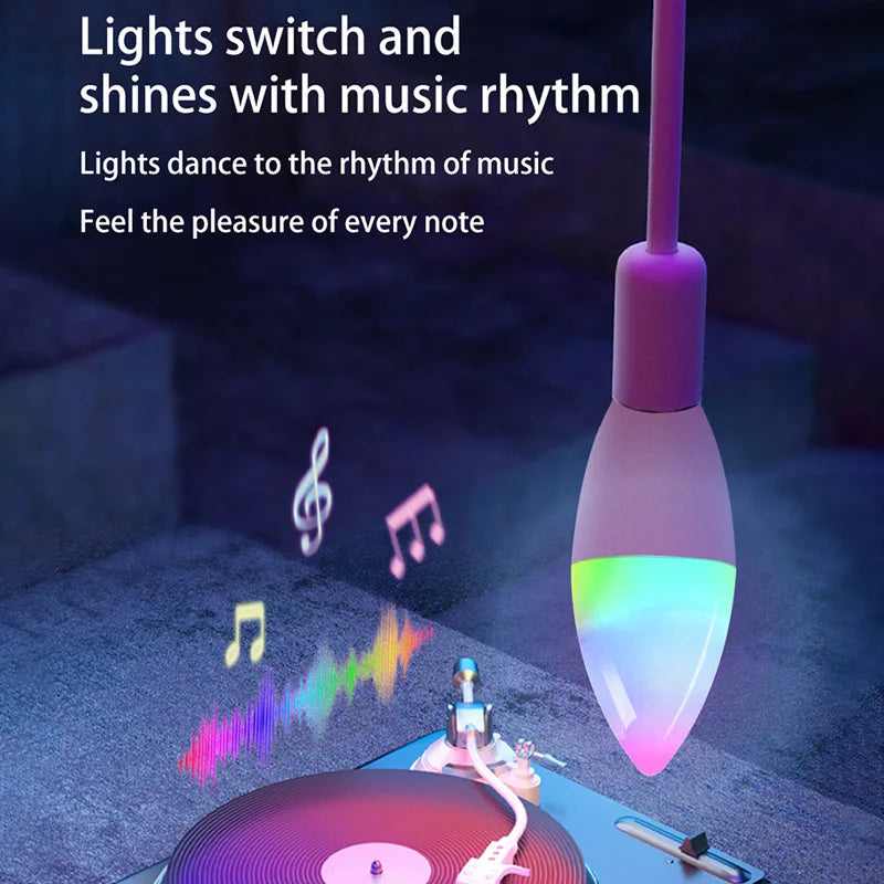 WiFi RGB Smart LED Bulb - App-Controlled Color Changing Light