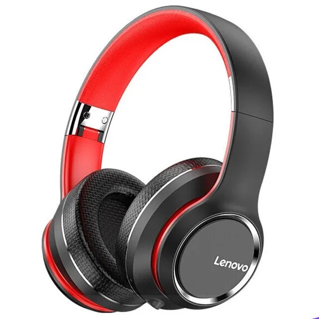 Lenovo HD200 Wireless Headphones - Foldable Over-Ear Comfort + Deep Bass