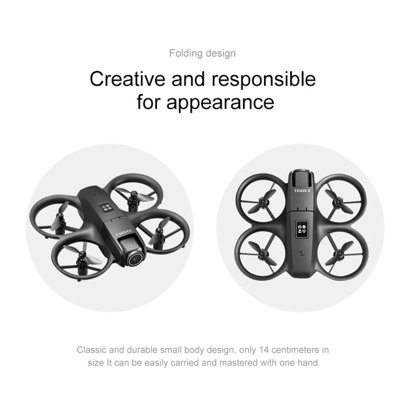 D16 Mini 8K HD Drone - Dual Camera Optical Flow Quadcopter