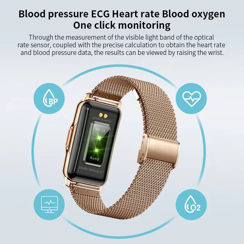 LIGE Smart Watch - Full Touch Screen Fitness Tracker (IP67 Waterproof, Bluetooth Call)