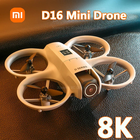 D16 Mini 8K HD Drone - Dual Camera Optical Flow Quadcopter