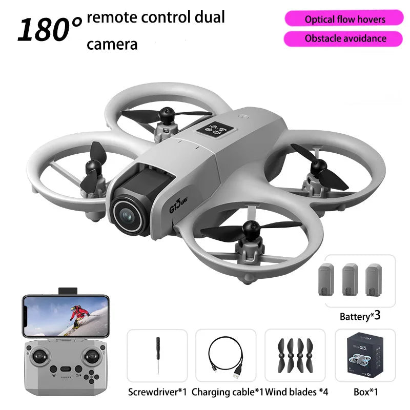 2026 Mini 8K GPS Smart Drone - Dual Camera + Optical Flow Stabilization