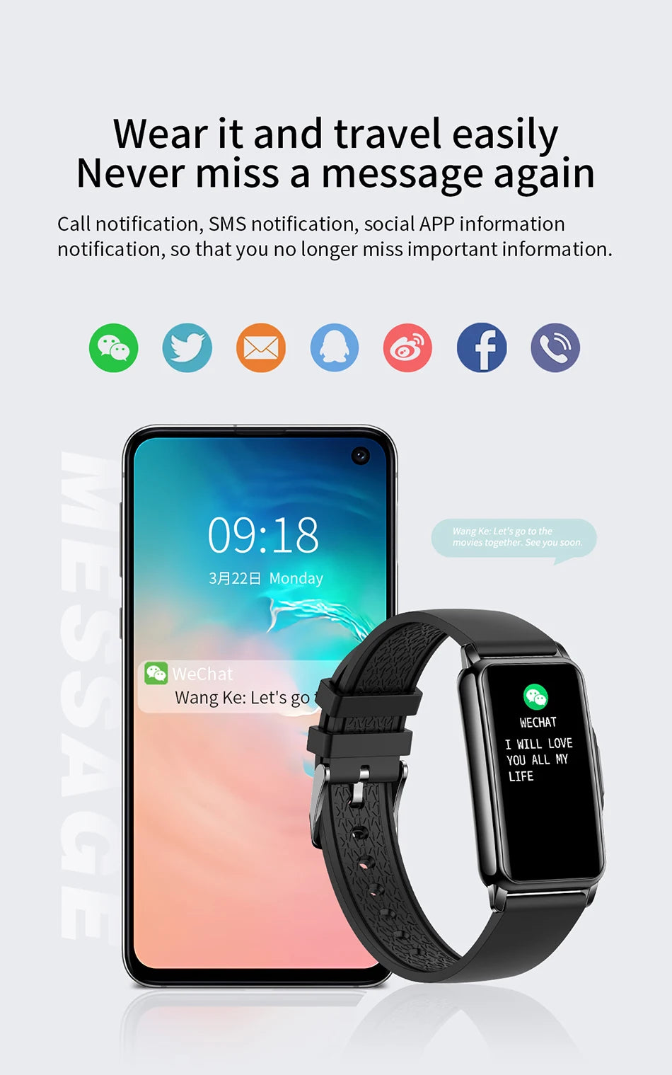 LIGE Smart Watch - Full Touch Screen Fitness Tracker (IP67 Waterproof, Bluetooth Call)