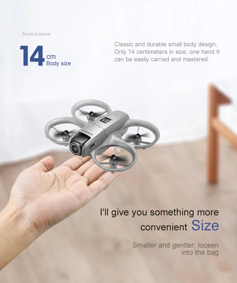 D16 Mini 8K HD Drone - Dual Camera Optical Flow Quadcopter