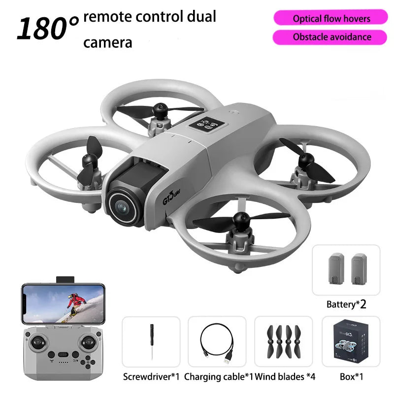 2026 Mini 8K GPS Smart Drone - Dual Camera + Optical Flow Stabilization