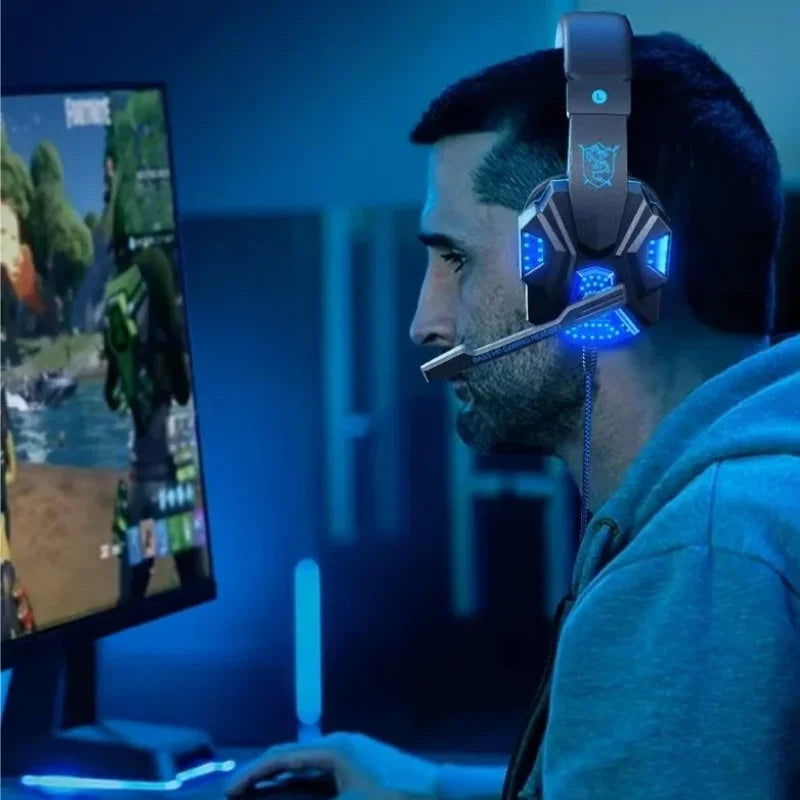 RGB Gaming Headset - Immersive sound + LED Lighting